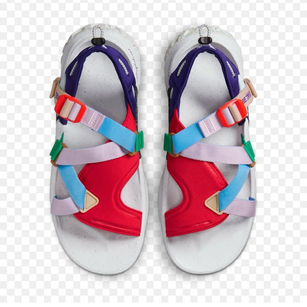 Nike ACG Red and Blue Sporty Sandals